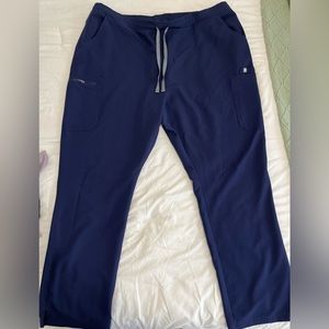 Figs Yola High Waisted Scrub Pant Navy XXL